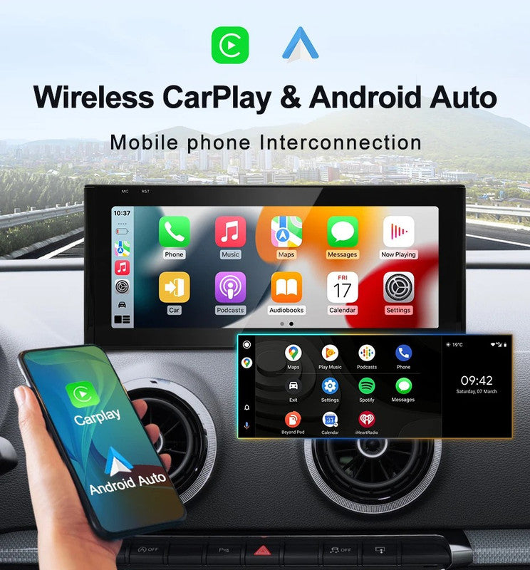 Car Craft Compatible With Audi A3 S3 2013-2020 Android Multimedia Infotainment Touchscreen Dvd Player Wireless Carplay Android Auto 4gb +64gb 12.5 Inch - CAR CRAFT INDIA