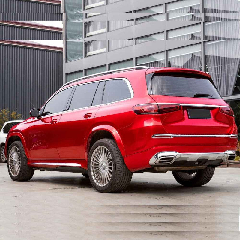 Car Craft Compatible With Mercedes Benz Gl W164 2006-2012 Upgrade Facelift Convert To Gls Maybach W167 2024 Convertion Facelift Bodykit Bumper Headlight Taillight Hood Fender Trunk Skirt Splitter B-5