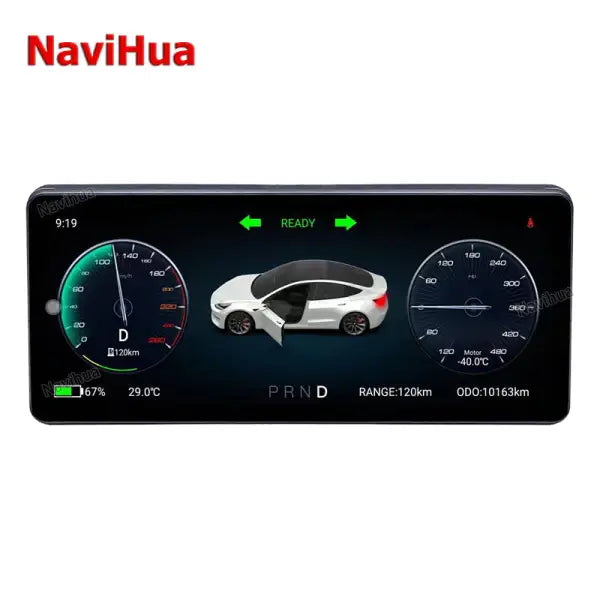 8.8 Inch Linux Carplay Car Lcd Instrument Panel Meter GPS Navigator Digital Lcd Dashboard Cluster for Tesla Model 3/Y