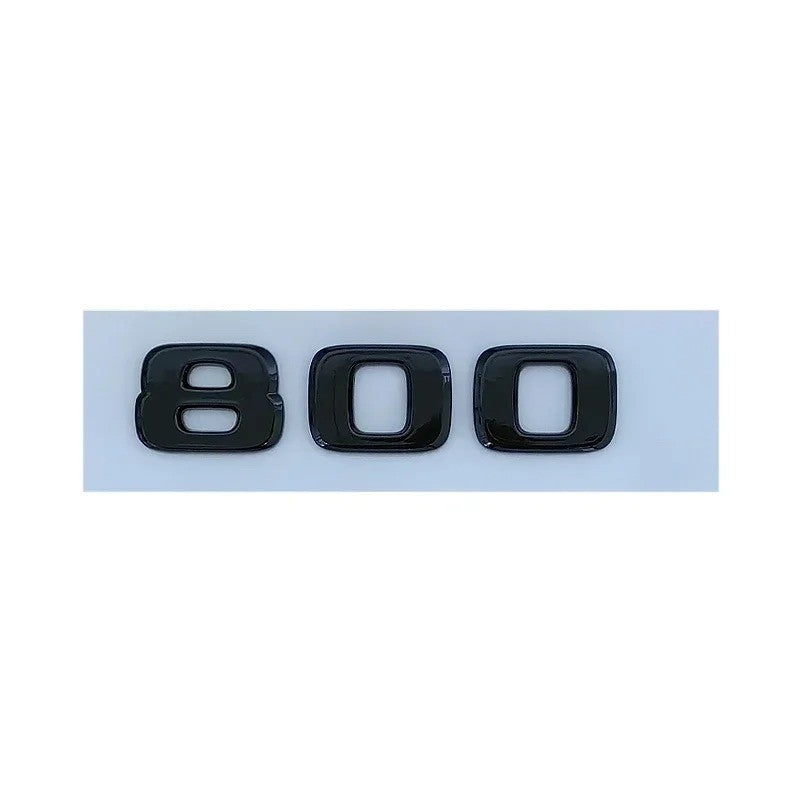 Car Craft Compatible With Mercedes A B C E S Class Ml Gl Gle Gls Cla Gla Glc Slk Grill Letter Logo Badge Emblem Sticker Brabus 800 Black