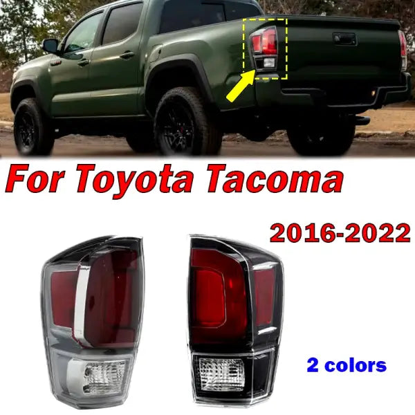 81560-04200 81550-04210 for Toyota Tacoma 2016-2022 Rear Halogen Tail Light Signal Lamp Warning Brake Light Car Light Assembly