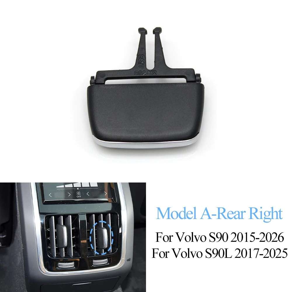 Car Craft Compatible With Volvo S90 S90l 2015-2026 Car Rear Air Conditioning Ac Vent Grille Outlet Slider Tab Clip Repair Kit Rear Right A 39844538 R CC-8113 - CAR CRAFT INDIA