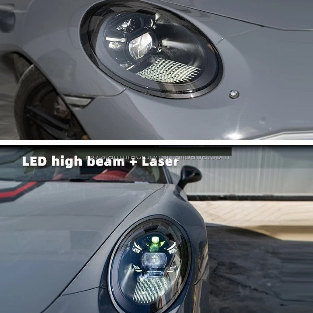 Car Craft Compatible With Porsche 991 2012-2018 Car Front Upgraded To 992 2023 Head Light Lamp Xenon Headlight Retrofit Upgrade Modified Led Drl Hid CC-7949 - CAR CRAFT INDIA