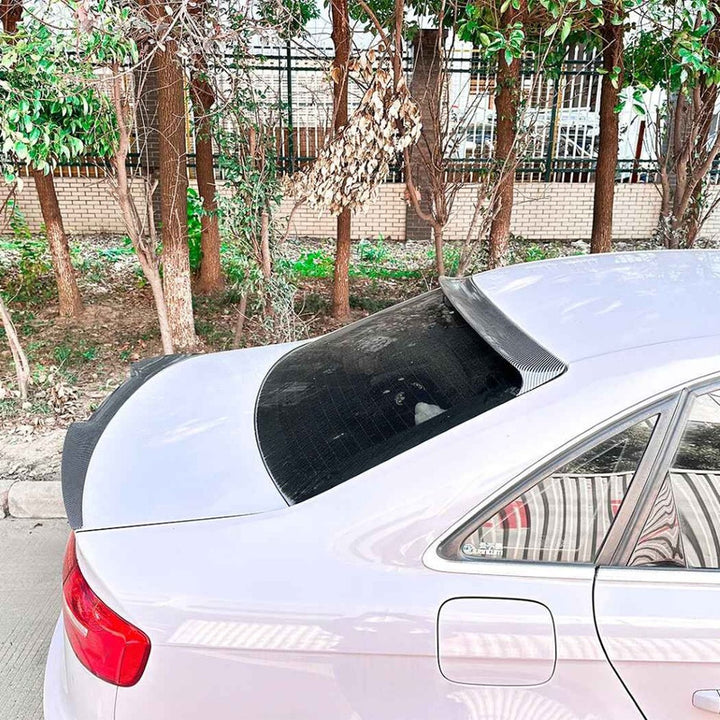 Car Craft Compatible With Audi A4 S4 B8 2009-2019 Trunk Wing Lip Boot Rear Roof Spoiler Zst-894 Gb Glossy Black - CAR CRAFT INDIA
