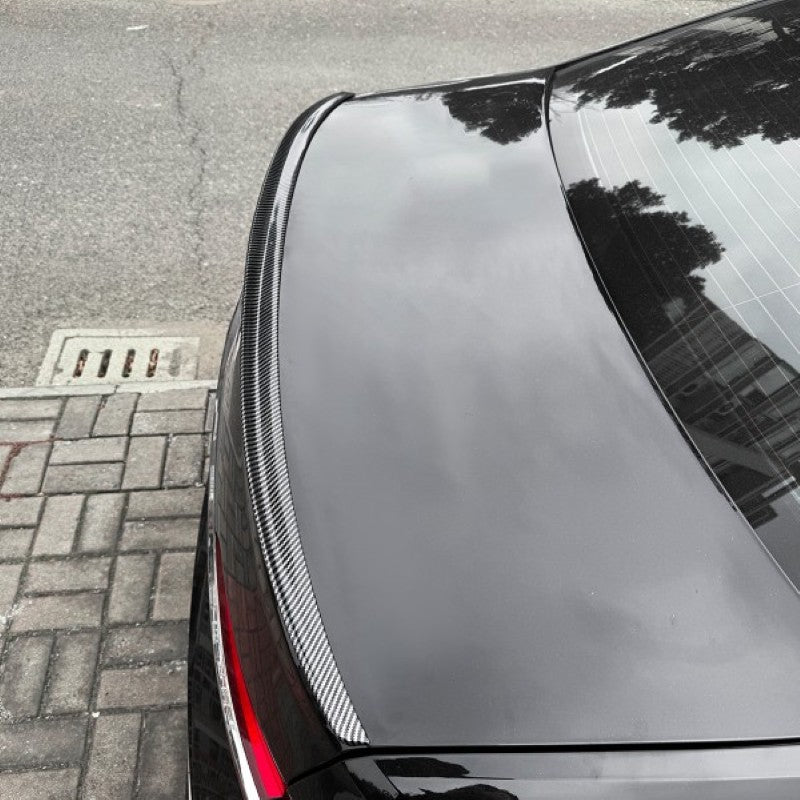 Car Craft Compatible With Audi A6 S6 C8 2018-2025 Rear Trunk Wing Boot Roof Lip Spoiler Zst-1455 Gb Glossy Black - CAR CRAFT INDIA