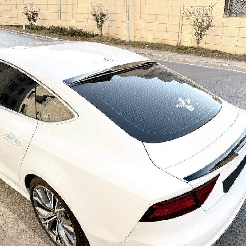 Car Craft Compatible With Audi A7 S7 Rs7 2011-2017 Rear Trunk Wing Boot Roof Lip Spoiler Zst-1431 Adi-042 Gb Carbon Fiber Look - CAR CRAFT INDIA