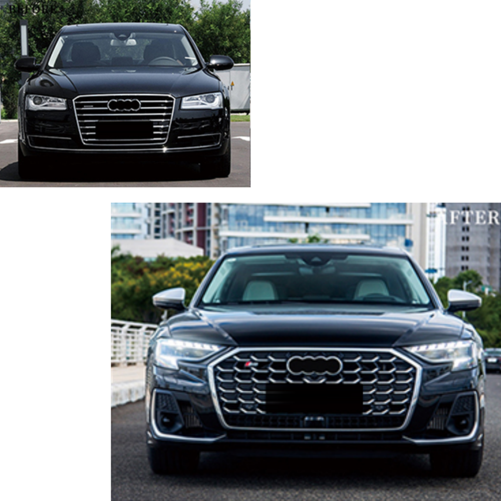 Car Craft Compatible With Audi A8 D4 2010-2017 To 2018+ S8 D5pa Upgrade Facelift Matrix Conversion Bodykit Bumper Hood Trunk Headlight Taillight CC-6317
