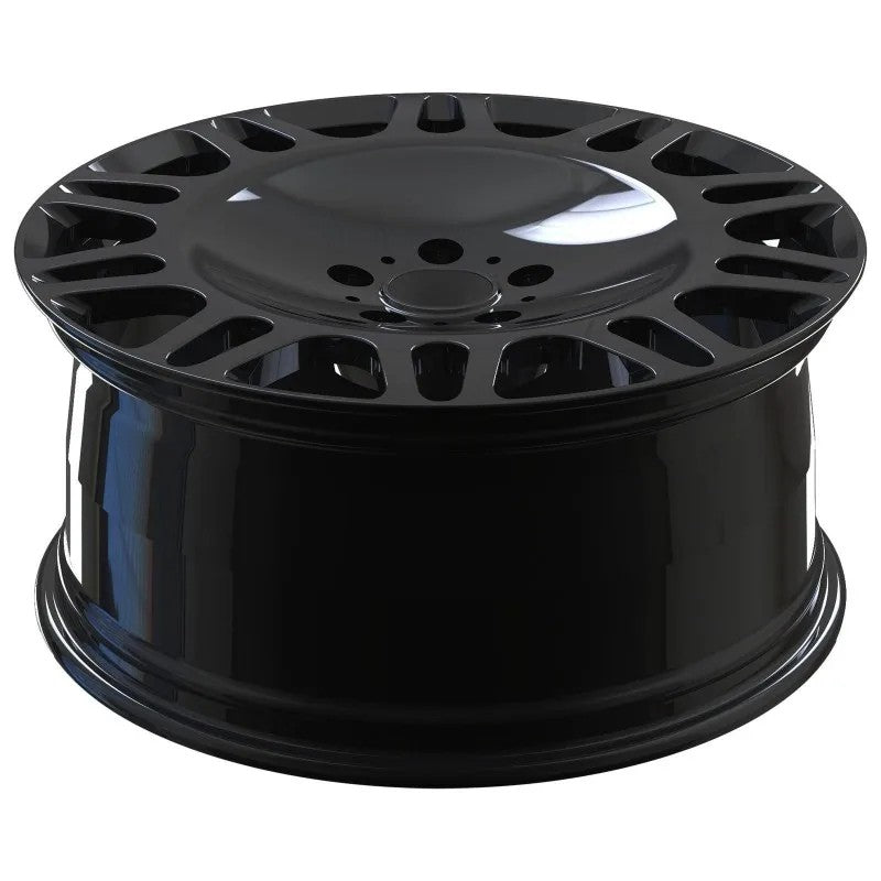 Car Craft Compatible With Mercedes A B C E S W177 W205 W206 W212 W213 W214 W221 W222 W223 W464 W463 W465 Gla W156 W247 Gle Gls W166 W167 Forged Alloy Wheel Macwheel Rim Maybach Style 21 Inch 1pc BLACK - CAR CRAFT INDIA