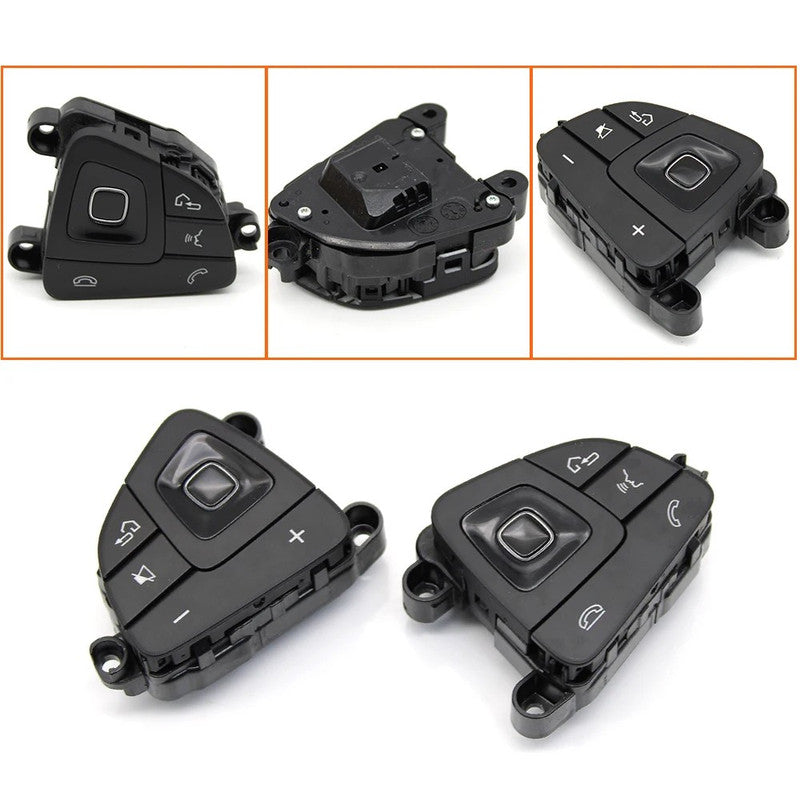 Car Craft Compatible With Mercedes Benz E Class W213 Sedan 2016-2018 E Class W238 Coupe Cabriolet 2016-2018 Car Steering Wheel Switch Control Button Cover 0999056400-a Left Black Assembly B CC-10647