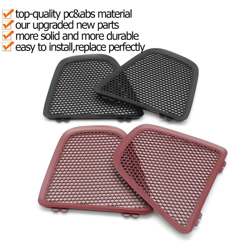 Car Craft Compatible With Porsche Boxster 981 2013–2016 718 Boxster 982 2017–2023 Interior Seat Backrest Roof Net Cover Seatback Seat Cushion Back Mesh Grid 98156158402 Right Black CC-10641