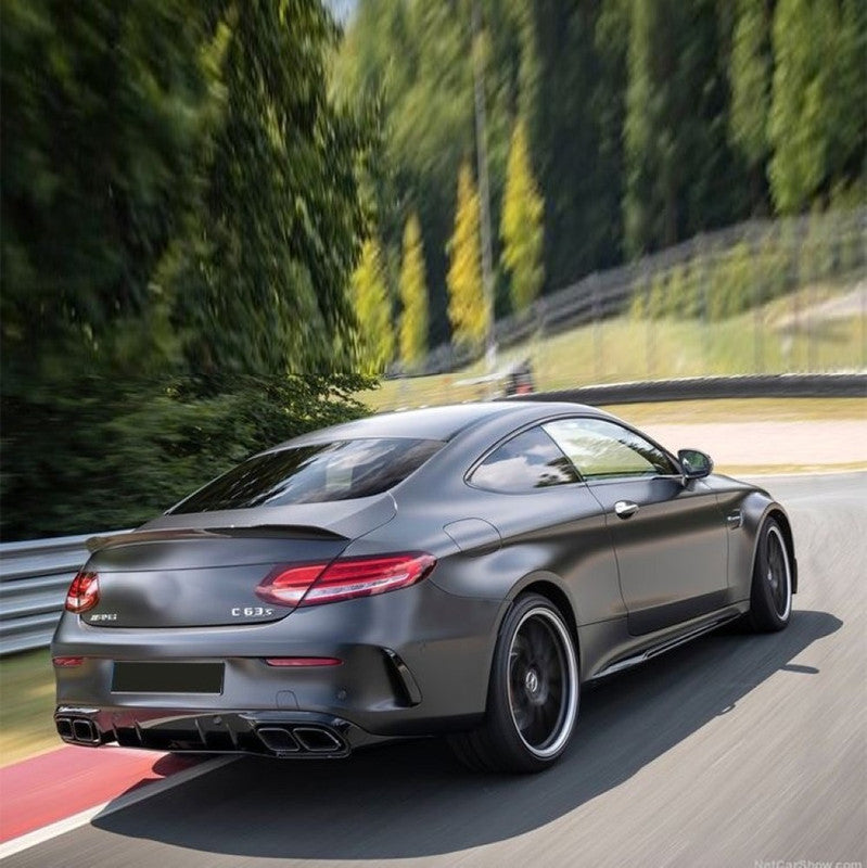 Car Craft Compatible With Mercedes Benz C Class Coupe C205 2016-2021 Upgrade Facelift Convert To C63amg Amg Bodykit Front Rear Bumper Diffuser Exhaust Tip CC-9657 - CAR CRAFT INDIA
