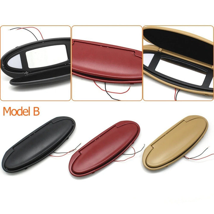 Car Craft Compatible With Porsche Boxster 986 987 Cayman 986 987 1996-2012 Carrera 996 997 Targa 996 997 1997-2011 Gt2 Gt3 996 997 1997-2012 Car Sun Shade Visor Vanity Mirror Cover 99773103115a12-c Black Cover