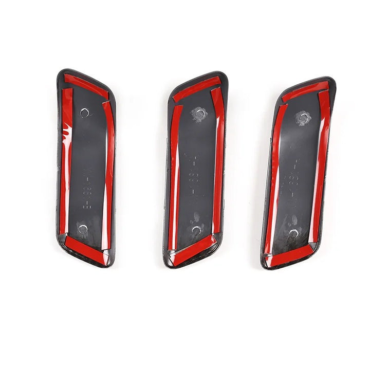 Car Craft Compatible With Range Land Rover Defender 90 110 130 L663 Lr129997 2020+ Car Interior Inner Pull Door Handle Trim Cover Carbon Fiber Look