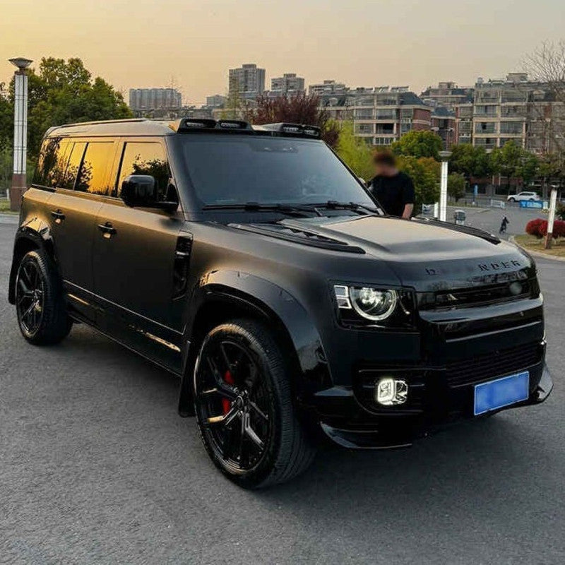 Car Craft Compatible With Range Land Rover Defender L663 2020-2025 90 110 130 Upgrade Convertion Bodykit Urban U Style Front Roof Spoiler With Light Led