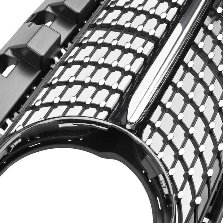 Car Craft Compatible With Mercedes Benz Cla Class W117 C117 X117 2013-2019 Upgrade Front Bumper Cla45 Amg Show Grill Diamond Black CC-1748