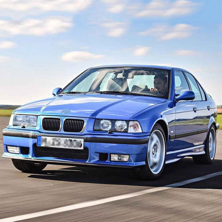 Car Craft Compatible With Bmw 3 Series E36 1990-1998 Upgrade Facelift Convert To E36 M3 M Sport Bodykit Front Rear Bumper Diffuser Side Skirt Grill CC-9658