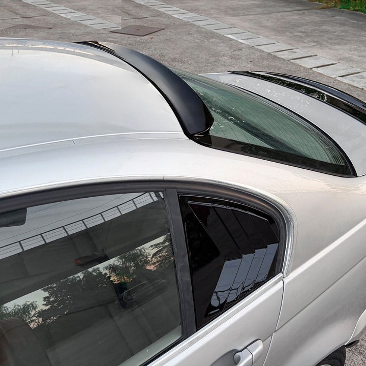 Car Craft Compatible With Bmw 3 Series E46 1998-2004 M3 Rear Trunk Wing Boot Roof Lip Spoiler M3 Style Zst-1406 Gb Glossy Black - CAR CRAFT INDIA