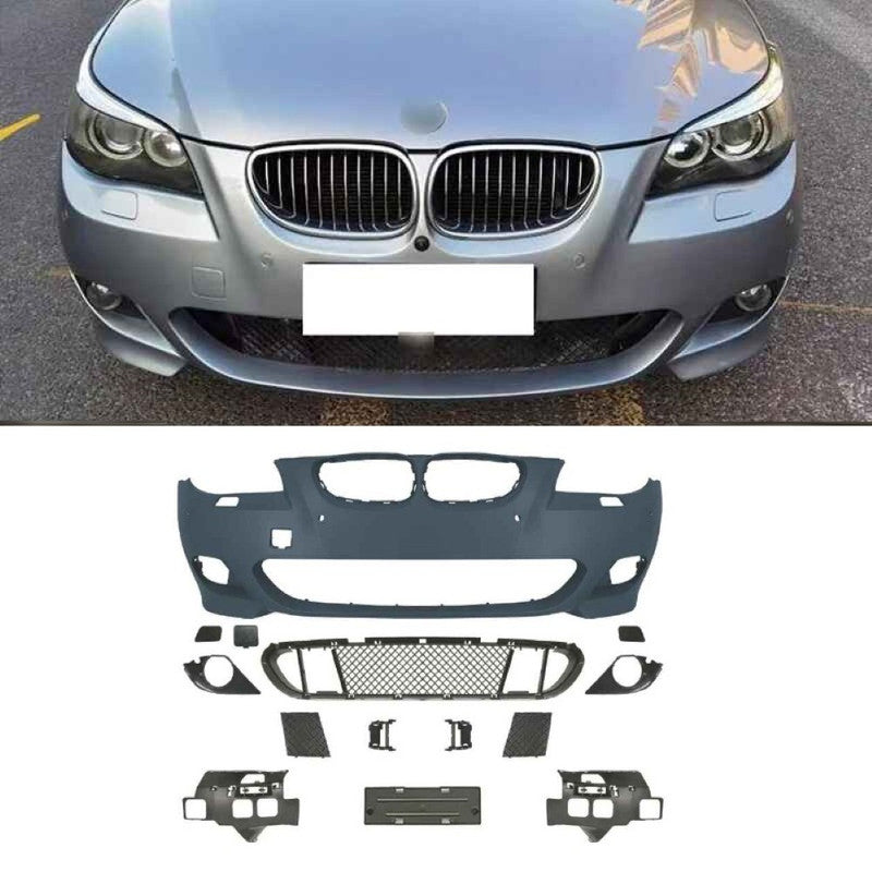 Car Craft Compatible With Bmw 5 Series E60 2004-2010 Front Bumper Upgrade Convert To M Sport Mt M Tech Bodykit Bumper - CAR CRAFT INDIA