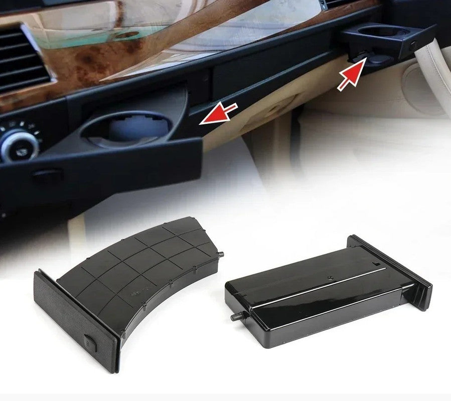 Car Craft Compatible With Bmw E60 2003-2009 Car Front Cup Drink Holder Rack Tray 51459125626-gc Right Lhd Usa CC-9051