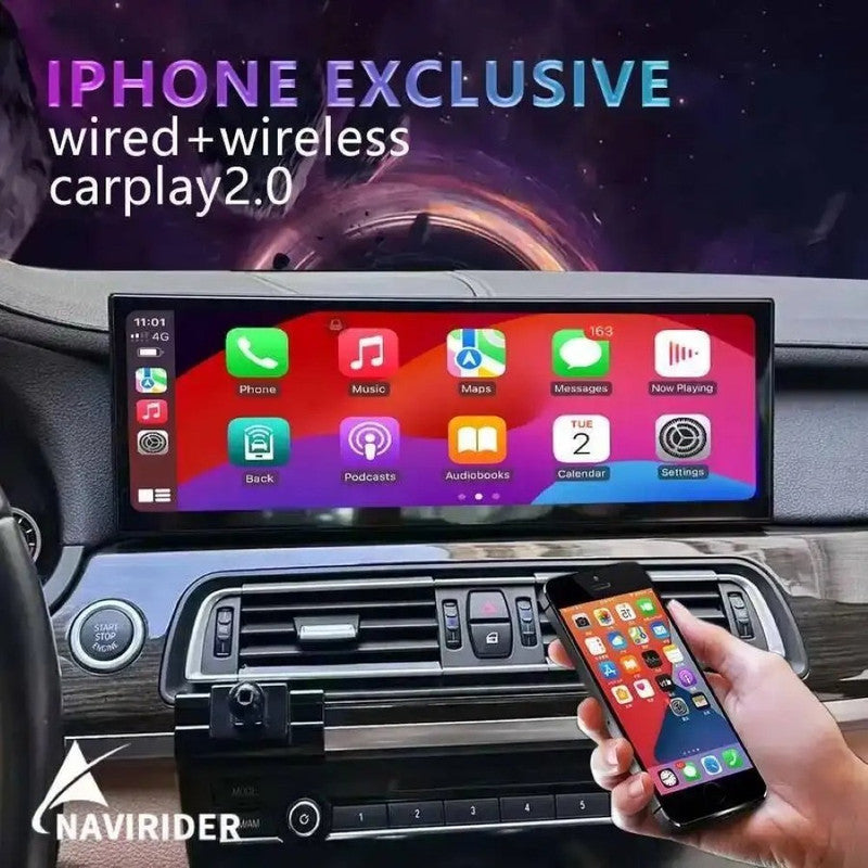 Car Craft Compatible With Bmw 5 Series E60 6 Series E63 X5 X6 2006-2014 Android Multimedia Infotainment Player With Wireless Carplay And Android Auto 4gb+64gb 14.9 Inch Ccc