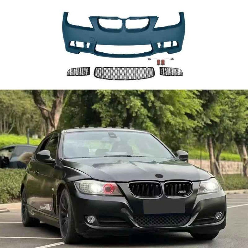 Car Craft Compatible With Bmw 3 Series E90 2005-2008 Front Bumper Upgrade Convert To M Sport M3 Bodykit Bumper - CAR CRAFT INDIA