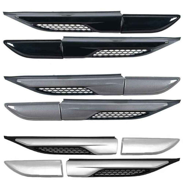 Car Craft Compatible With Land Rover Range Rover Evoque 2012-2018 Fender Side Air Vent Outlet Cover Trim Decorative Right Big Silver - CAR CRAFT INDIA