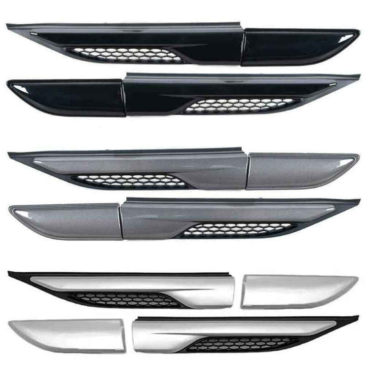 Car Craft Compatible With Land Rover Range Rover Evoque 2012-2018 Fender Side Air Vent Outlet Cover Trim Decorative Left Small Silver - CAR CRAFT INDIA