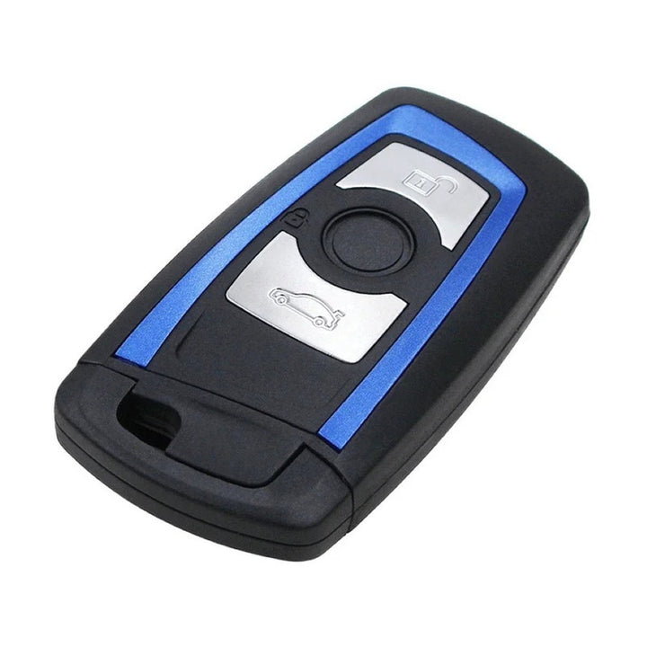 Car Craft Compatible With Bmw 1 2 3 4 5 6 7 X1 X3 X4 X5 X6 X7 Z4 Series Upgrade Key Cover Case To New Style Car Key Cover Shell With Blade 3 Button Blue Bm-ks-27