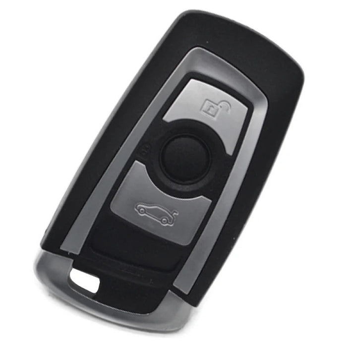 Car Craft Compatible With Bmw 1 2 3 4 5 6 7 X1 X3 X4 X5 X6 X7 Z4 Series Upgrade Key Cover Case To New Style Car Key Cover Shell With Blade 3 Button Silver Bm-ks- 33b