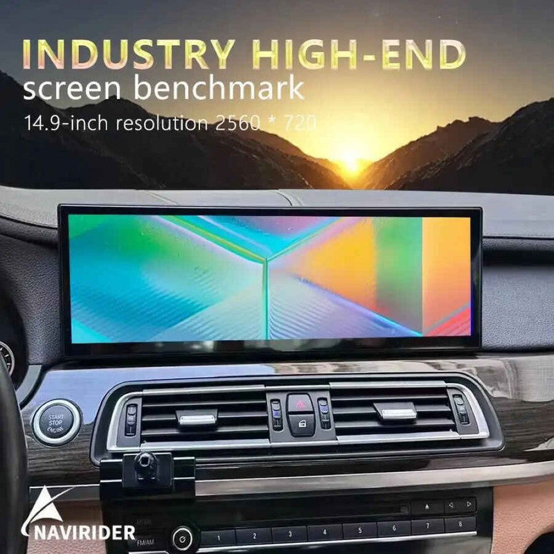 Car Craft Compatible With Bmw 7 Series F01 F02 2009-2014 Android Multimedia Infotainment Player With Wireless Carplay And Android Auto 4+64gb Gb 14.9 Inch Cic