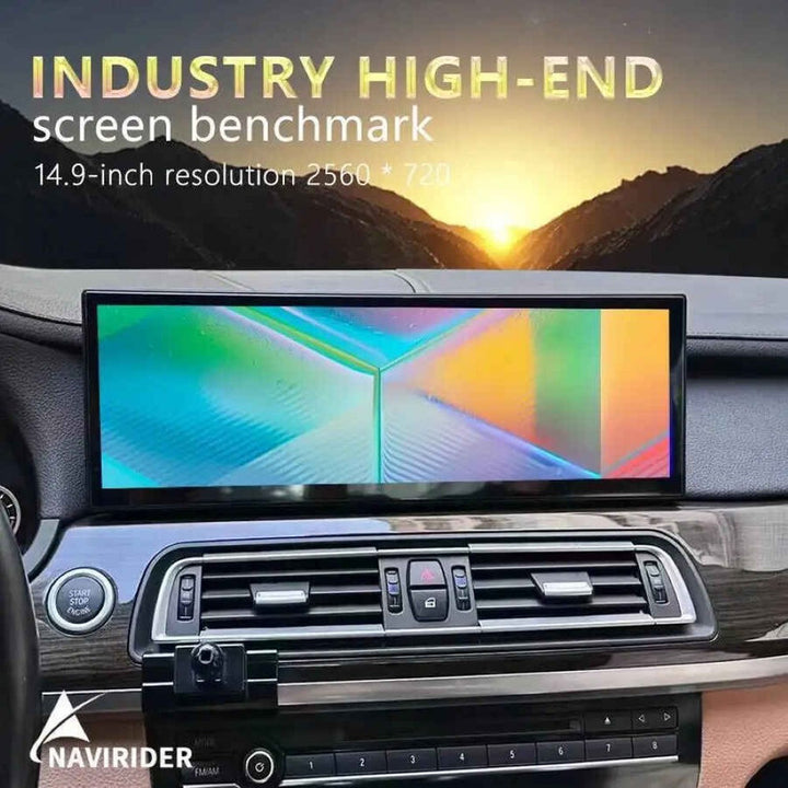 Car Craft Compatible With Bmw 7 Series F01 F02 2009-2014 Android Multimedia Infotainment Player With Wireless Carplay And Android Auto 4+64gb Gb 14.9 Inch Nbt