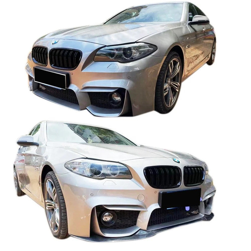 Car Craft Compatible With Bmw 5 Series F10 2010-2017 Front Bumper Upgrade Convert To M Sport M4 Bodykit Body Kit Bumper CC-10679