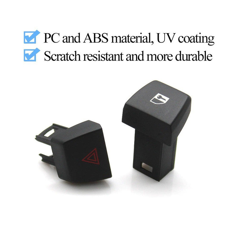 Car Craft Compatible With Bmw 5 Series F10 F07 Gt 2011-2017 6 Series F06 F12 2011-2019 7 Series F01 F02 2009-2015 X3 F25 2011-2013 Door Lock Unlock Button Switch Cover 61319161896-c2