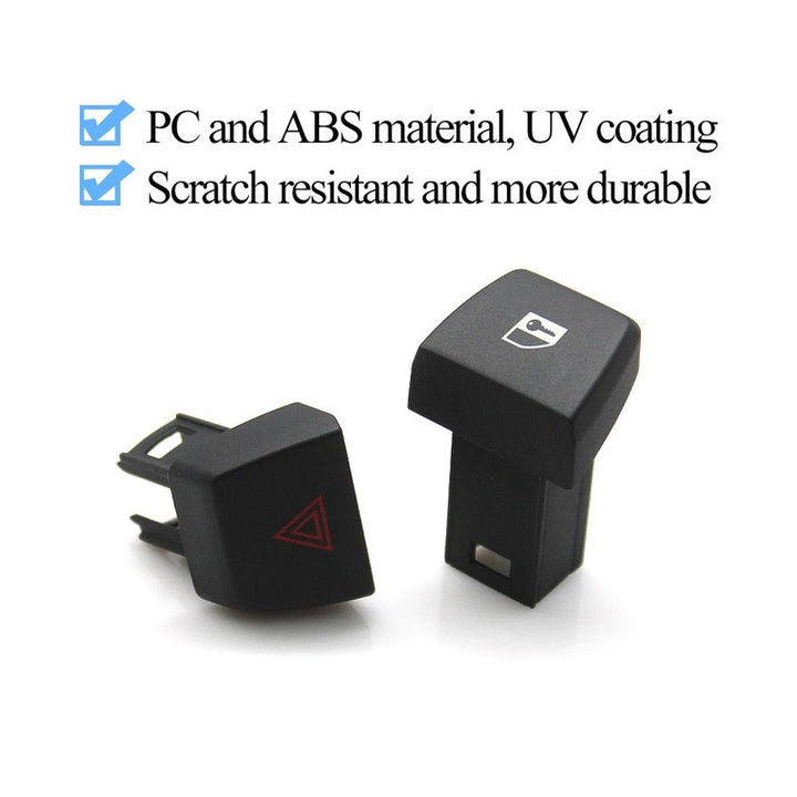 Car Craft Compatible With Bmw 5 Series F10 F07 Gt 2011-2017 6 Series F06 F12 2011-2019 7 Series F01 F02 2009-2015 X3 F25 2011-2013 Door Lock Unlock Button Switch Cover 61319161896-c2