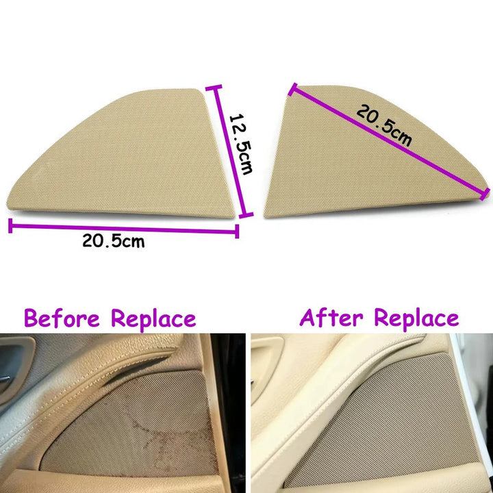 Car Craft Compatible With Bmw 5 Series F10 2010-2016 Car Door Upgraded Horn Loud Speaker Grill Sound Audio Cover Rear Beige Left 51427318823 - CAR CRAFT INDIA