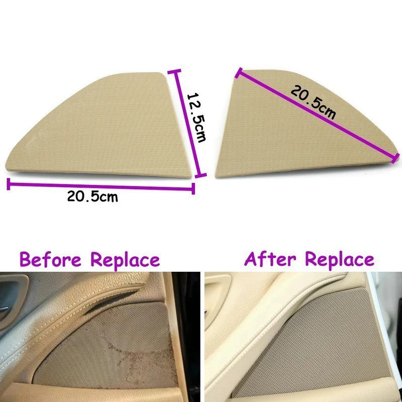 Car Craft Compatible With Bmw 5 Series F10 2010-2016 Car Door Upgraded Horn Loud Speaker Grill Sound Audio Cover Rear Oyester Left 51427226469 - CAR CRAFT INDIA