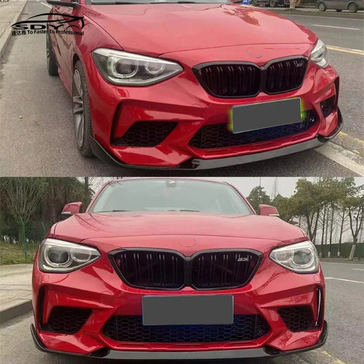 Car Craft Compatible With Bmw 1 Series F20 2012-2014 Front Bumper Upgrade Convert To F20 M2c Bumper Gril Bodykit