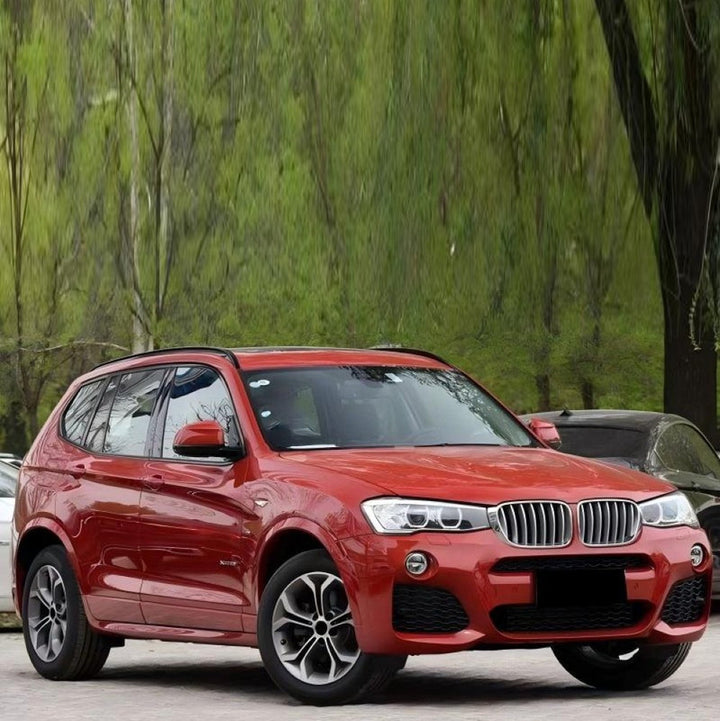 Car Craft Compatible With Bmw X3 Lci F25 2014-2017 Upgrade Convert To M Sport M Performance Mt M Tech X3m Bodykit Body Kit Front Rear Bumper After Lip Diffuser Skirt Splitter Wheel Arch Door Trim Cover Cladding Gc F25 005