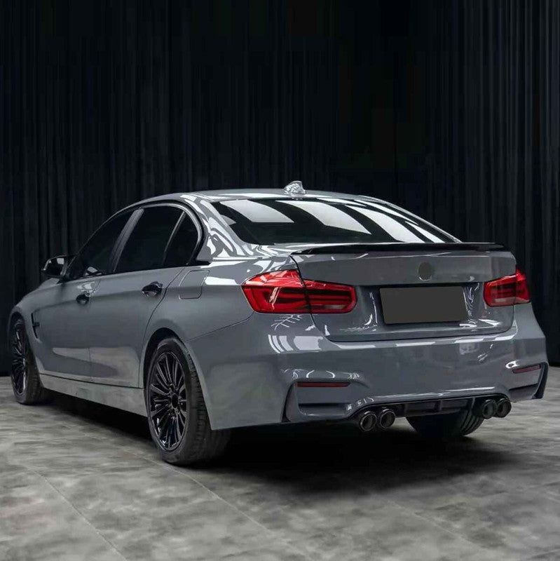 Car Craft Compatible With Bmw 3 Series F30 2012-2018 Rear Bumper After Rear Lip Diffuser F80 M3 Style - CAR CRAFT INDIA