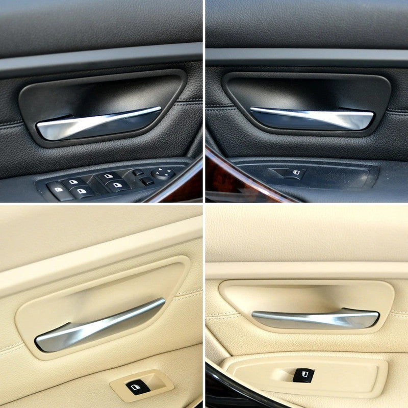 Car Craft Compatible With Bmw 3 Series F30 F34 2012-2018 4 Series M3 M4 F31 F35 F80 F32 F33 F36 F82 F83 2013-2020 Interior Unlock Door Opening Pull Handle Bowl Cover 51417279345 Beige Left - CAR CRAFT INDIA