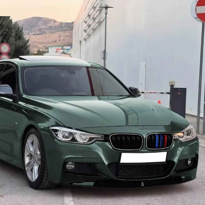 Car Craft Compatible With Bmw 3 Series F30 F80 2012-2018 M3 M4 Front Bumper Show Mesh Grill Dual Line Bar Three Colour Illuminated Led Light Zst-1329 Dual Led Three Colour - CAR CRAFT INDIA