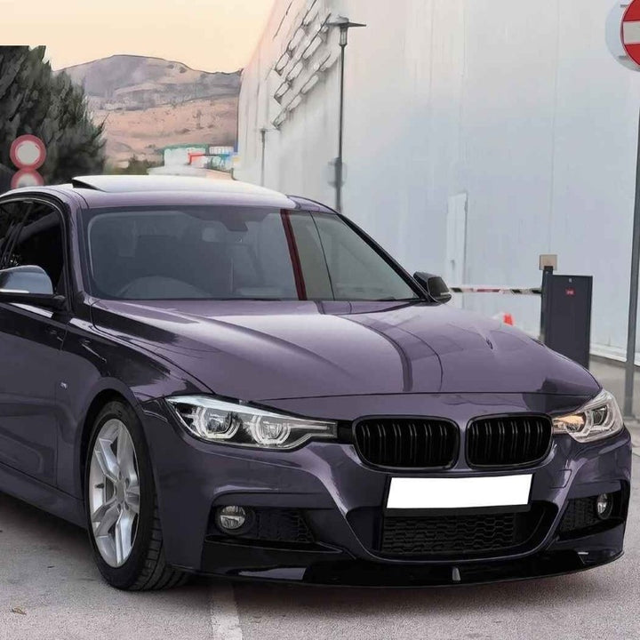Car Craft Compatible With Bmw 3 Series F30 F80 2012-2018 M3 M4 Front Bumper Show Mesh Grill Single Line Bar Zst-1329 Single Glossy Black - CAR CRAFT INDIA