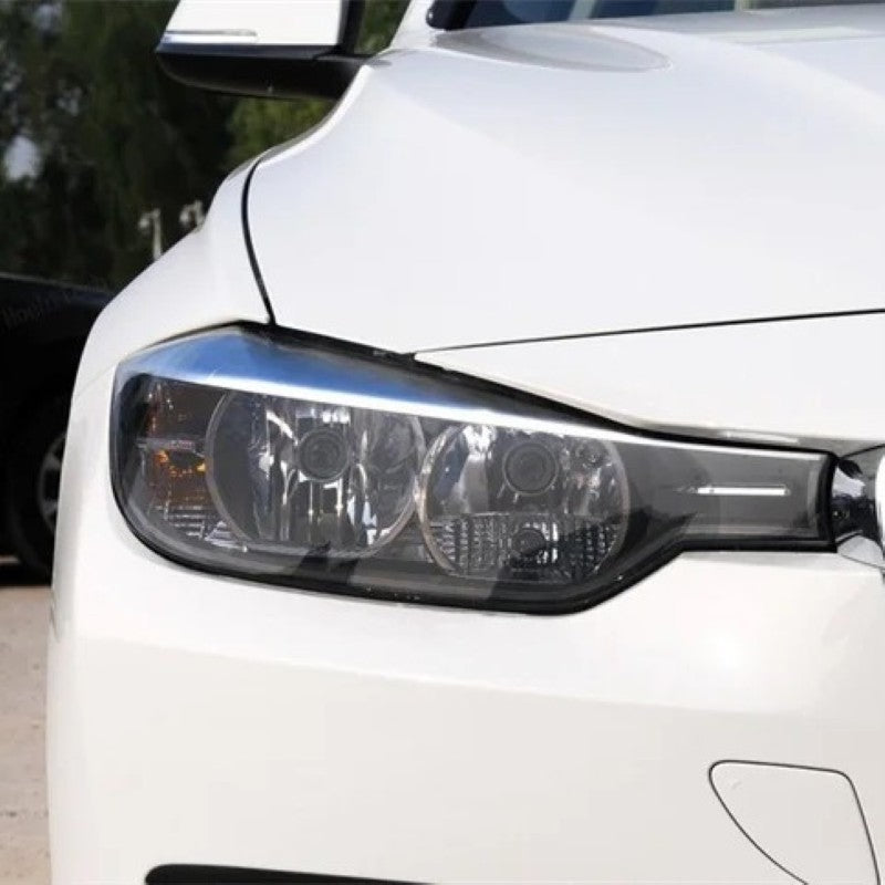 Car Craft Compatible With Bmw 3 Series F30 2012-2015 Car Front Headlights Headlamp Glass Lenses Cover Dust Shell Transparent Plexiglass Lampshade Ddz-f35lk-12l+r Set - CAR CRAFT INDIA