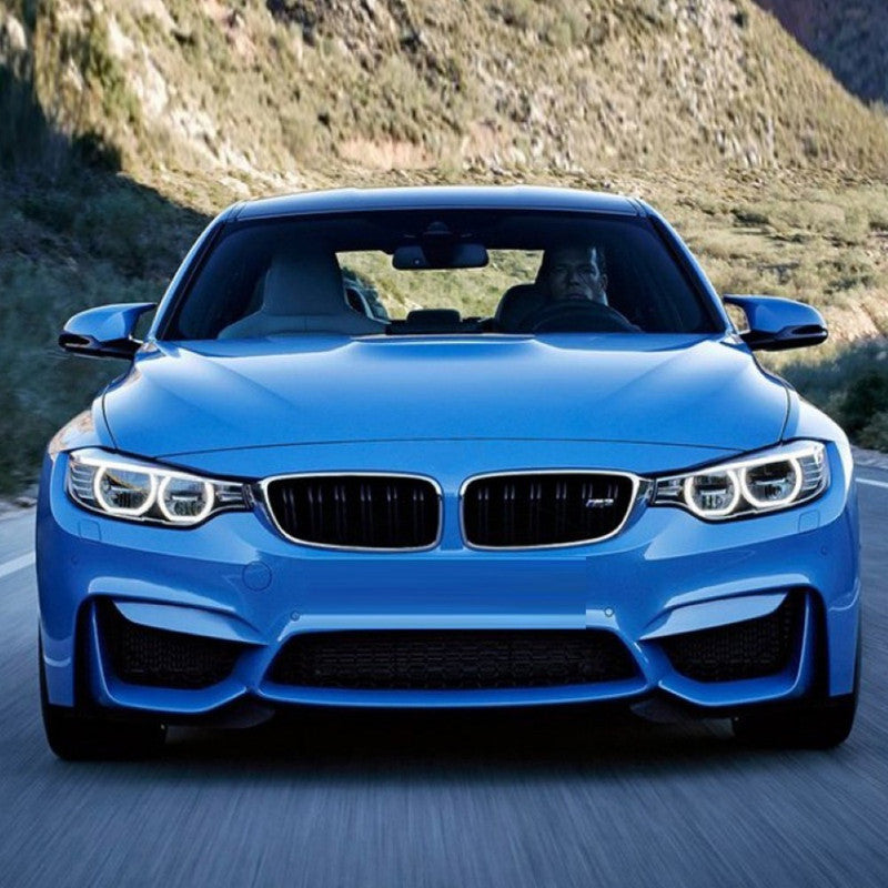 Car Craft Compatible With Bmw 3 Series F30 2012-2018 Upgrade Facelift Convert To M Sport M3 M4 Bodykit Front Bumper Skirt With Fog Lamp Hole Gc F30/35-014