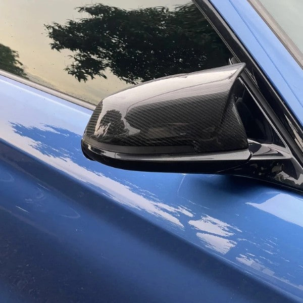 Car Craft Compatible With Bmw 3 Series F30 F34 1 2 Series F20 2012-2018 F80 M3 M4 Side Rear View Wing Mirror Cover Real Carbon Fiber - CAR CRAFT INDIA