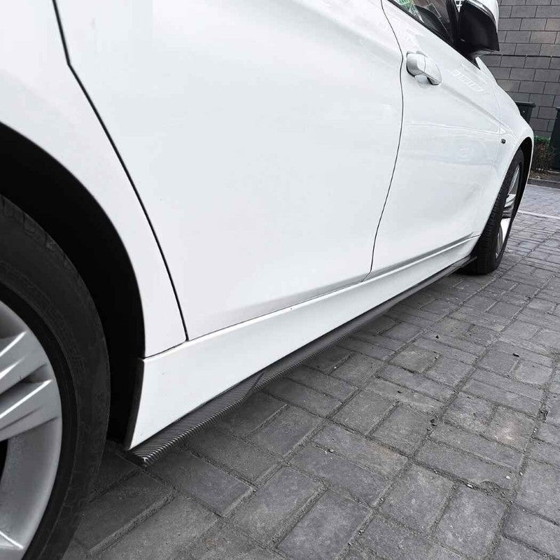Car Craft Compatible With Bmw 3 Series F30 2012-2018 Car Side Skirts Splitter Running Board Trim Zst-1490 Gb Glossy Black - CAR CRAFT INDIA
