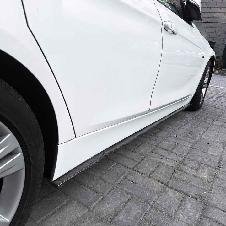 Car Craft Compatible With Bmw 3 Series F30 2012-2018 Car Side Skirts Splitter Running Board Trim Zst-1490 Gb Glossy Black - CAR CRAFT INDIA