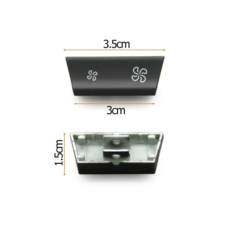 Car Craft Compatible With Bmw 1 2 Series F52 F44 F45 F46 2016-2023 X1 F48 F49 2016-2022 Dashboard Air Conditioner Ac Button Wind Volume Fan Climate Control Switch 64119471104-a2-2 B