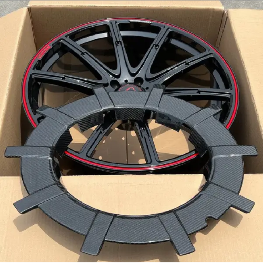 Car Craft Compatible With Mercedes A B C E S W177 W205 W206 W212 W213 W214 W221 W222 W223 G Glass W464 W464 W465 Gla W156 W247 Gle Gls W166 W167 Forged Alloy Wheel Macwheel Rim Brabus Style 19 Inch 1PC - CAR CRAFT INDIA