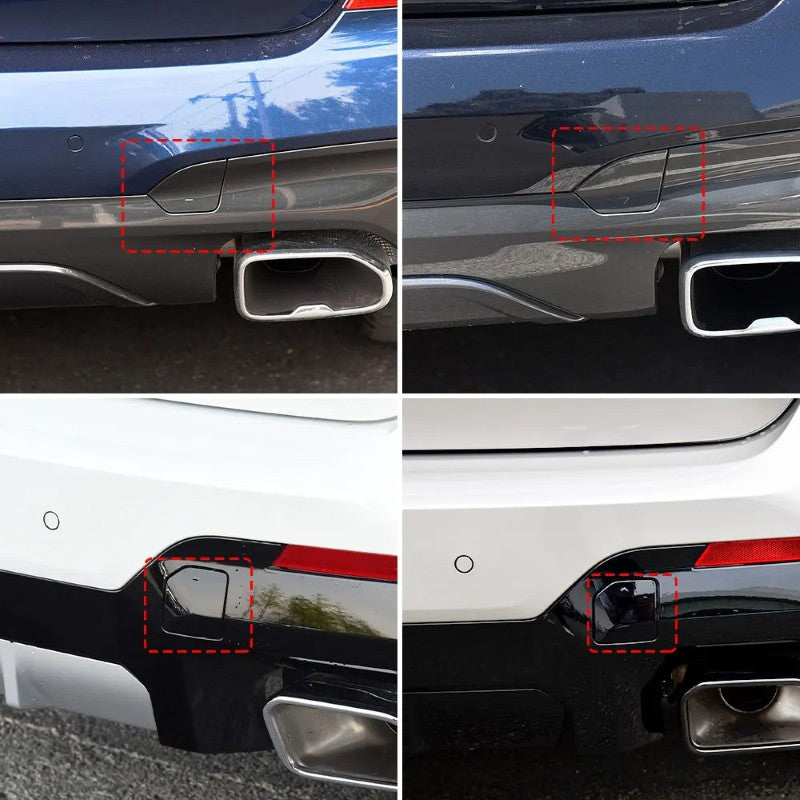 Car Craft Compatible With Bmw X3 M Series G01 M Sport 2018-2021 Rear Bumper Trailer Tow Towing Hook Hole Cover 51128098806 Unpainted Model A - CAR CRAFT INDIA